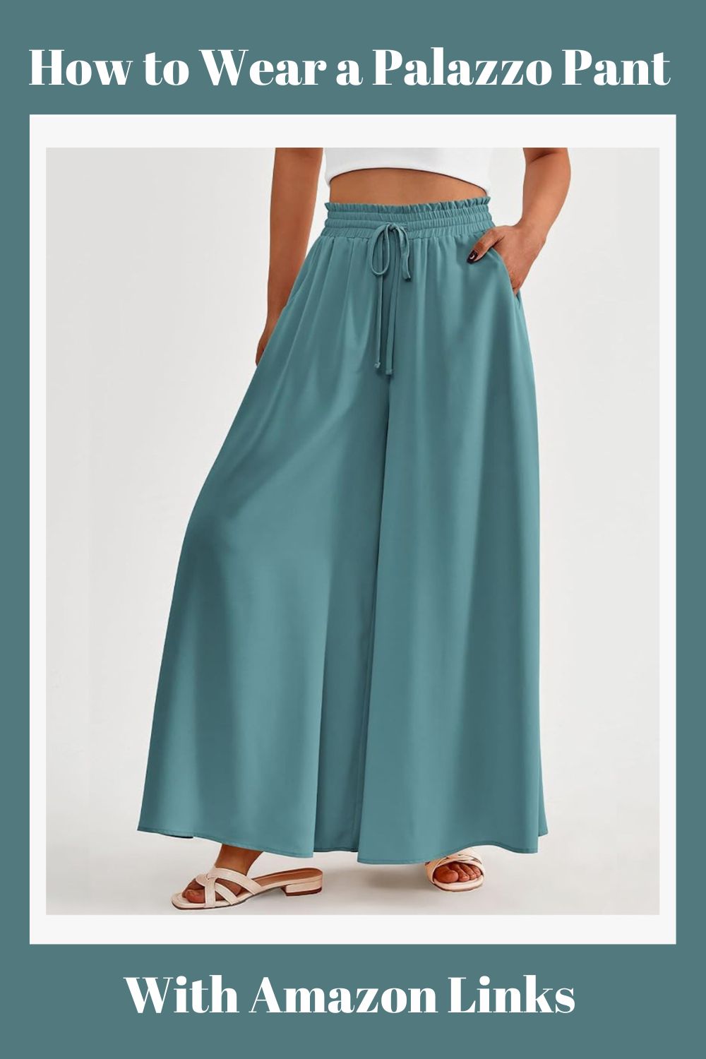 How to Wear a Wide Leg Palazzo Pant